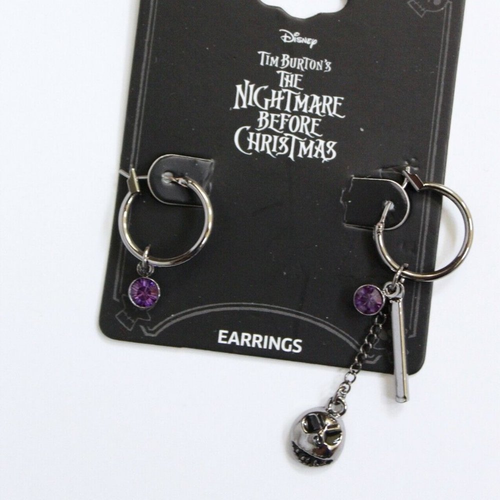 Disney The Nightmare Before Christmas Jack Mismatch Short and Long Earrings